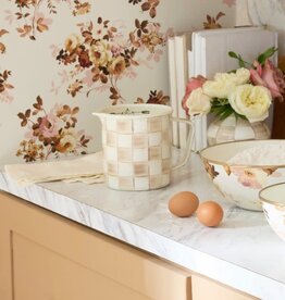 Mackenzie-Childs Mocha Check 7 Cup Measuring Cup