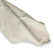 Knotted Edge Natural w White Trim, s/4