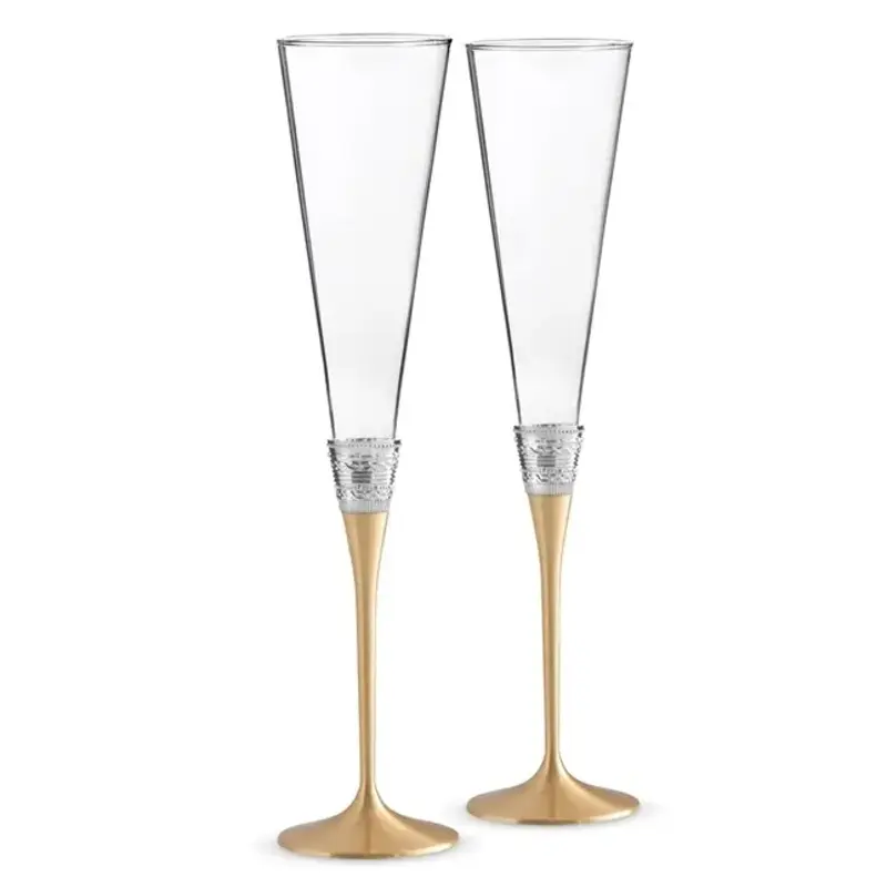 Vera Wang With Love Gold Toasting Flutes, s/2