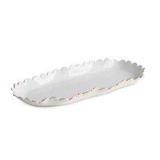 Beatriz Ball ENCANTO Colette Oblong Tray (Cream and White)