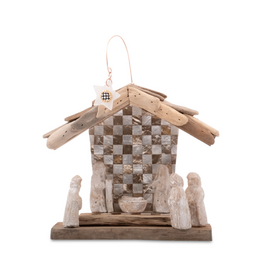 Mackenzie-Childs natural noel nativity