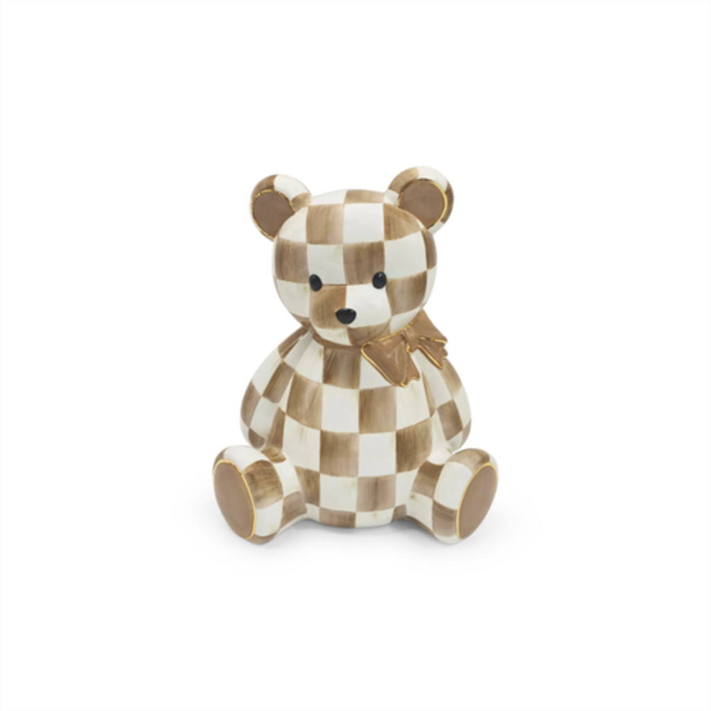Mackenzie-Childs mocha bear bank