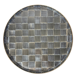 Mackenzie-Childs sophisticheck round tray