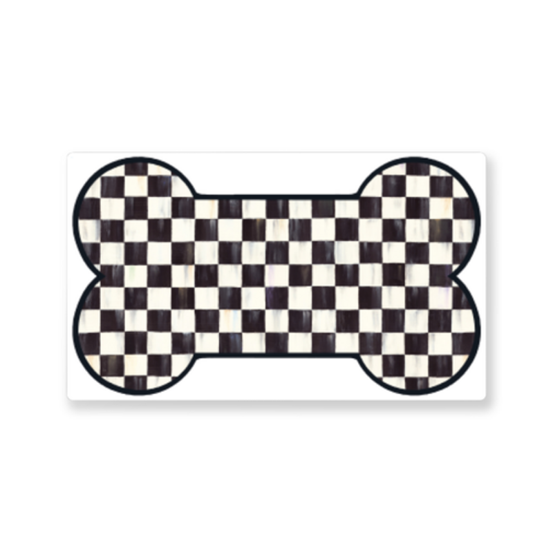 Mackenzie-Childs courtly check pup placemat