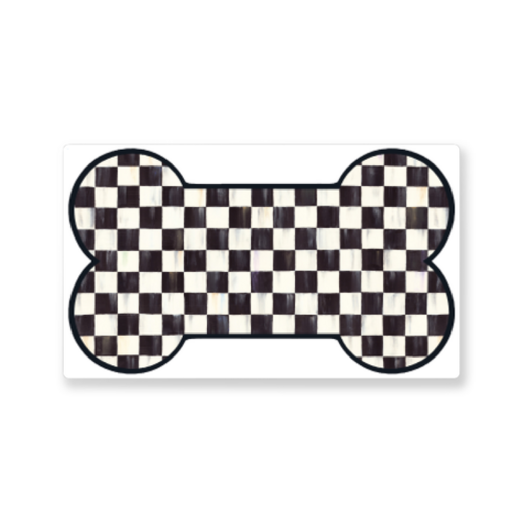 Mackenzie-Childs courtly check pup placemat