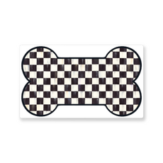 Mackenzie-Childs courtly check pup placemat