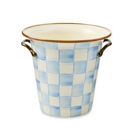 Mackenzie-Childs sky check wine cooler