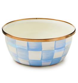 Mackenzie-Childs sky check pinch bowl