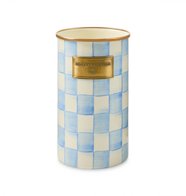 Mackenzie-Childs sky check utensil holder
