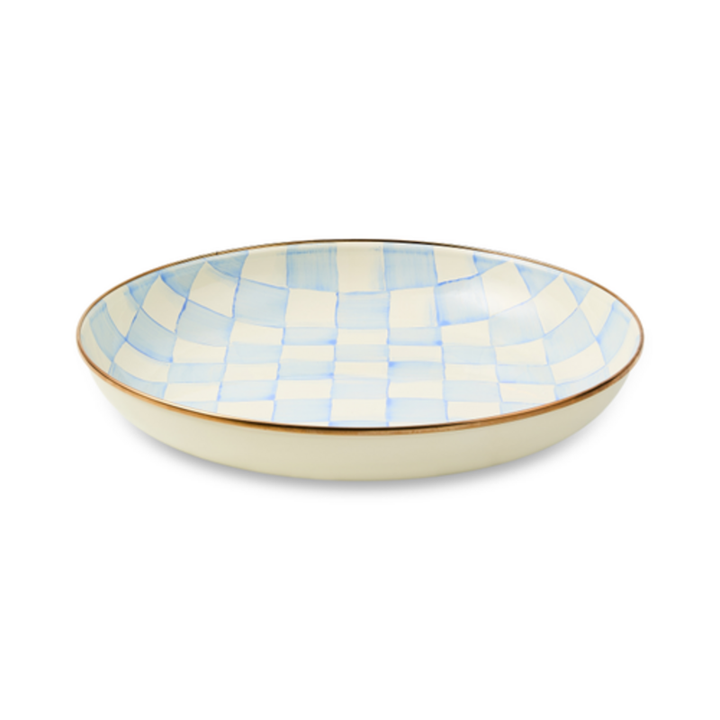 Mackenzie-Childs sky check abundant bowl
