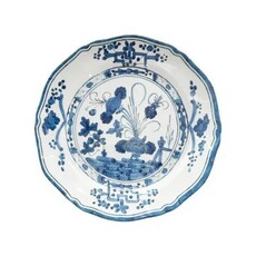 Beatriz Ball VIDA Faenza 9"" Salad Plate Set of 4 (White and Blue)