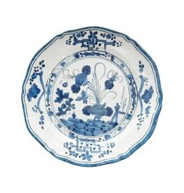 Beatriz Ball VIDA Faenza 9"" Salad Plate Set of 4 (White and Blue)