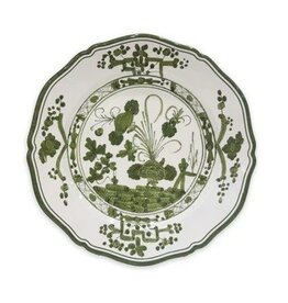 Beatriz Ball VIDA Faenza 11" Dinner Plate Set of 4 (White and Green)