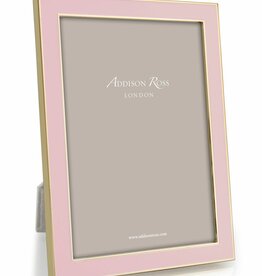Addison Ross Pale Pink Enamel & Gold Frame 4 x 6 in