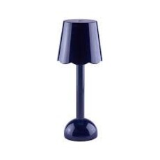 Addison Ross Scallop LED Lamp Navy 28cm