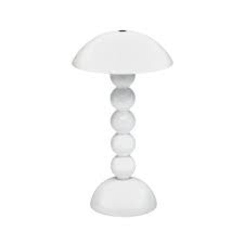 Addison Ross White Lacquer Rechargeable Bobbin LED Lamp