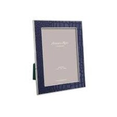 Addison Ross Blue Croc & Silver Frame