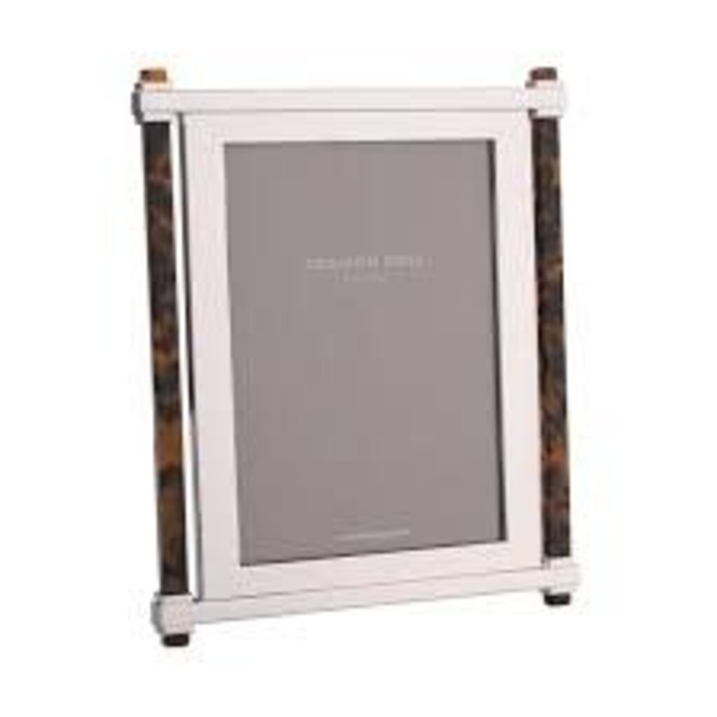 Addison Ross Tortoise Shell & Silver Pillar Frame 5 x 7 in