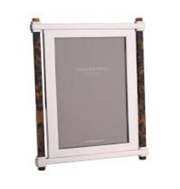Addison Ross Tortoise Shell & Silver Pillar Frame 5 x 7 in