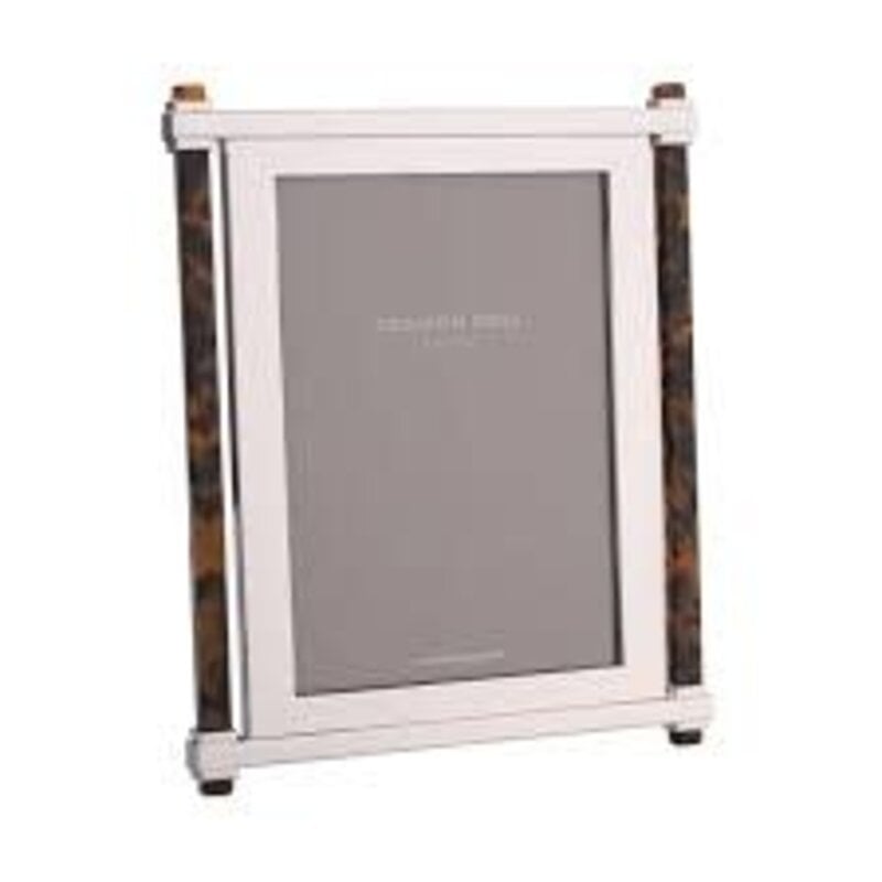 Addison Ross Tortoise Shell & Silver Pillar Frame 5 x 7 in