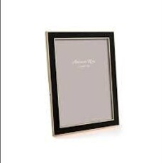 Addison Ross Black Enamel & Gold Frame 4x6