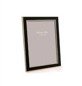 Addison Ross Black Enamel & Gold Frame 4x6