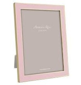 Addison Ross Pale Pink Enamel & Gold Frame 5 x 7 in