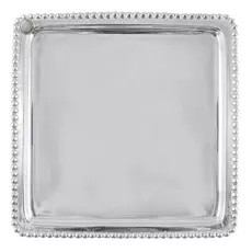 Mariposa Charms Beaded Square Plate