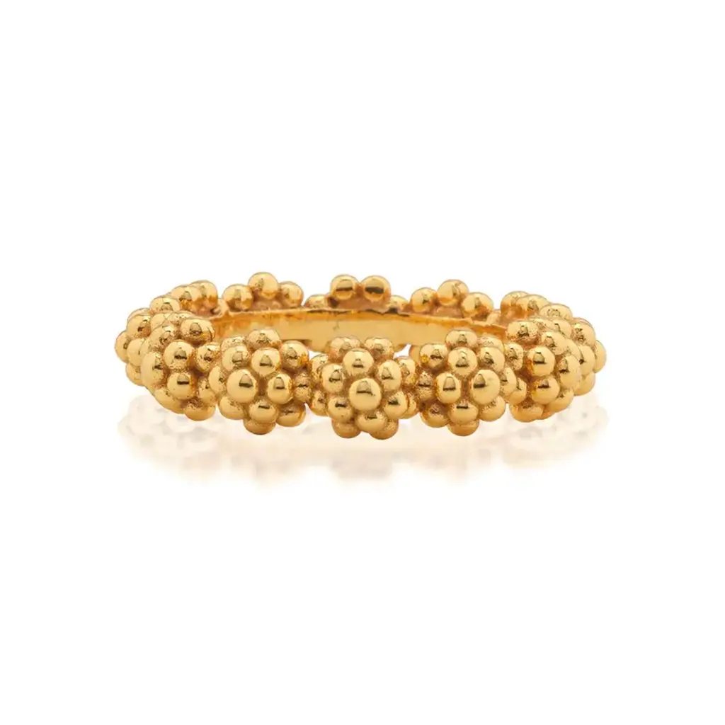 CAPUCINE DE WULF Berry Icon Ring, Size 8 - Gold