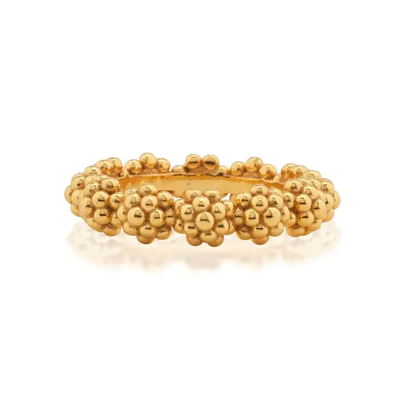 CAPUCINE DE WULF Berry Icon Ring, Size 8 - Gold