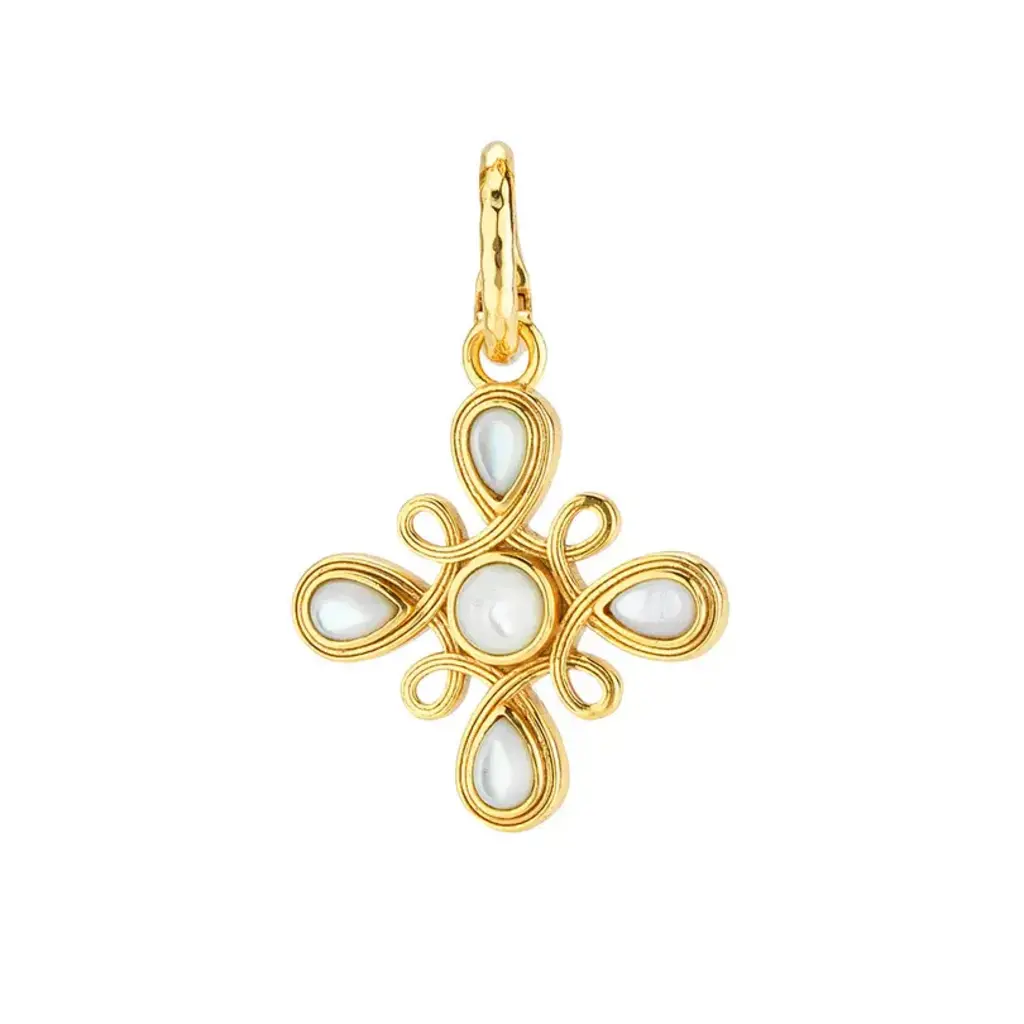 CAPUCINE DE WULF Monique Gem Charm/Pendant - MOP