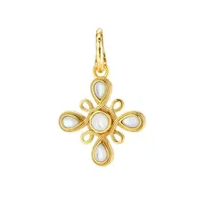 CAPUCINE DE WULF Monique Gem Charm/Pendant - MOP