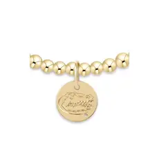 enewton ECOLLEGIATE EXTENDS CLASSIC GOLD 3MM BRACELET - FLORIDA DISC