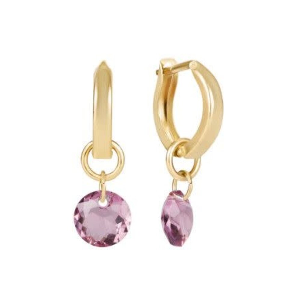 enewton Huggie Gold 0.5" Hoop - Reflection