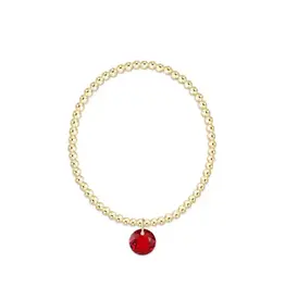 enewton Classic Gold 3mm Bracelet - Reflection Charm