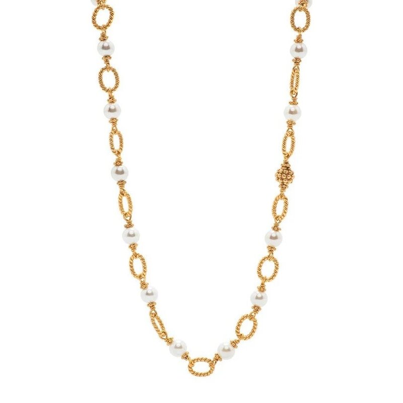 CAPUCINE DE WULF Berry and Bead Chain, 24 Pearl