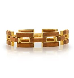 CAPUCINE DE WULF Pathway Link Bracelet Teak