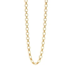 CAPUCINE DE WULF Cleopatra Small Link Necklace, Gold