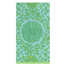 Indigo Garden Jade / Turq Guest Towel