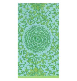 Indigo Garden Jade / Turq Guest Towel