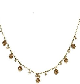 Gold Beaded Necklace