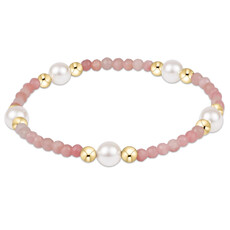 ENewton Design PURPOSE PEARL 6MM GEM BRACELET - PINK OPAL