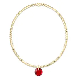 enewton Classic Gold 2mm Bracelet - Reflection Small Charm