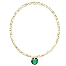 enewton Classic Gold 2mm Bracelet - Reflection Small Charm