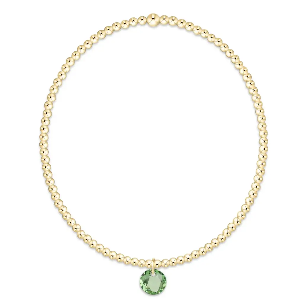 enewton Classic Gold 2mm Bracelet - Reflection Small Charm