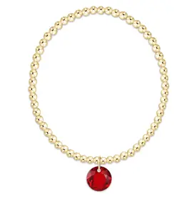 enewton Classic Gold 3mm Bracelet - Reflection Charm