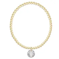 enewton Classic Gold 3mm Bracelet - Reflection Charm