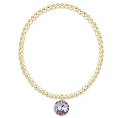 enewton Classic Gold 3mm Bracelet - Reflection Charm
