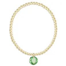 enewton Classic Gold 3mm Bracelet - Reflection Charm