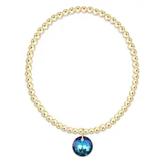 enewton Classic Gold 3mm Bracelet - Reflection Charm